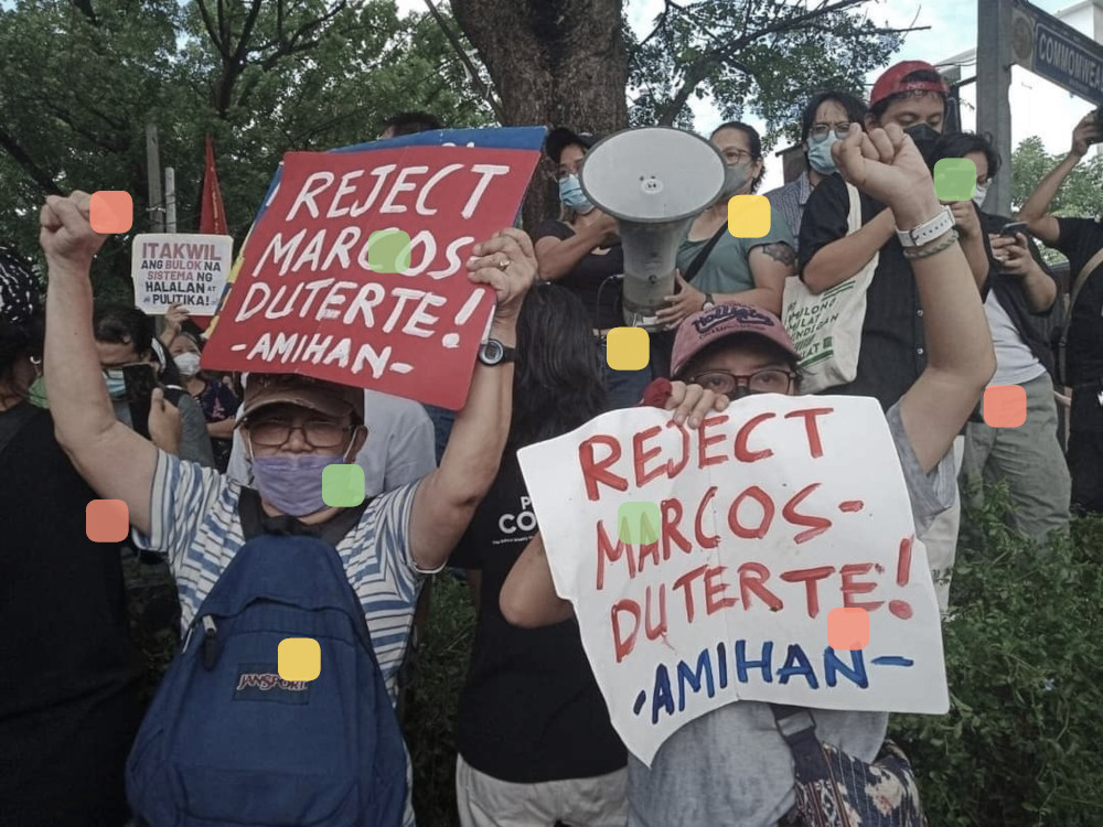 Demonstration auf den Philippinen