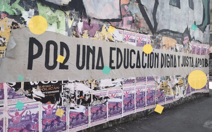 Werbung für Verfassungsreferendum in Chile