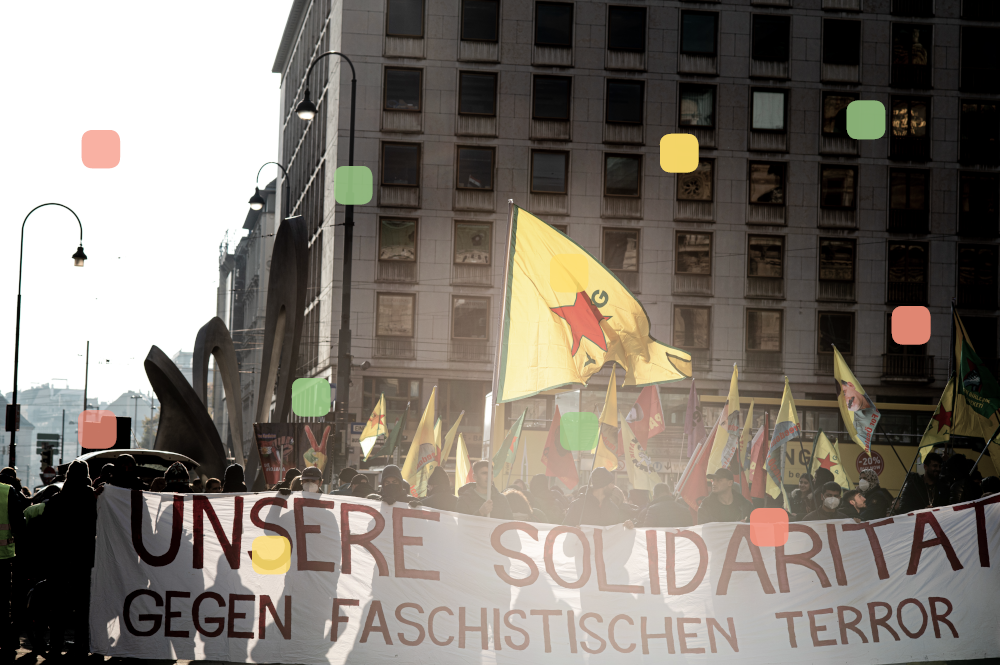 Rojava Soli-Demo Wien
